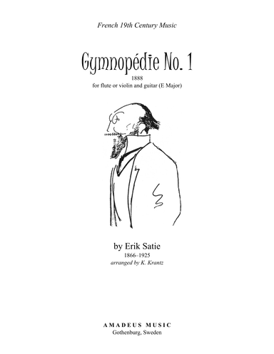 Gymnopedie 1 for flute or violin and guitar (E Major) (arr. K. Krantz)