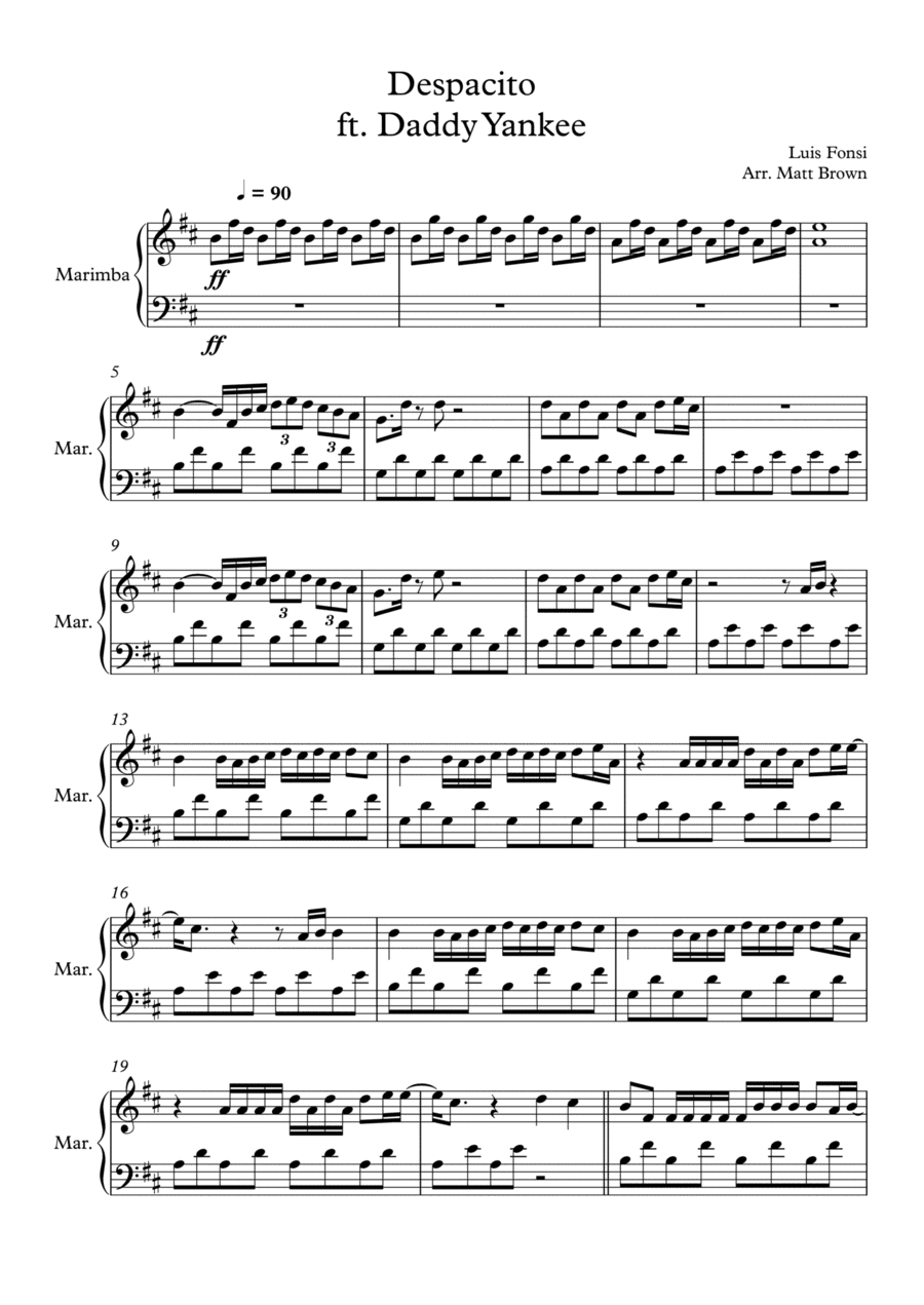 Despacito (arr. Matt Brown)