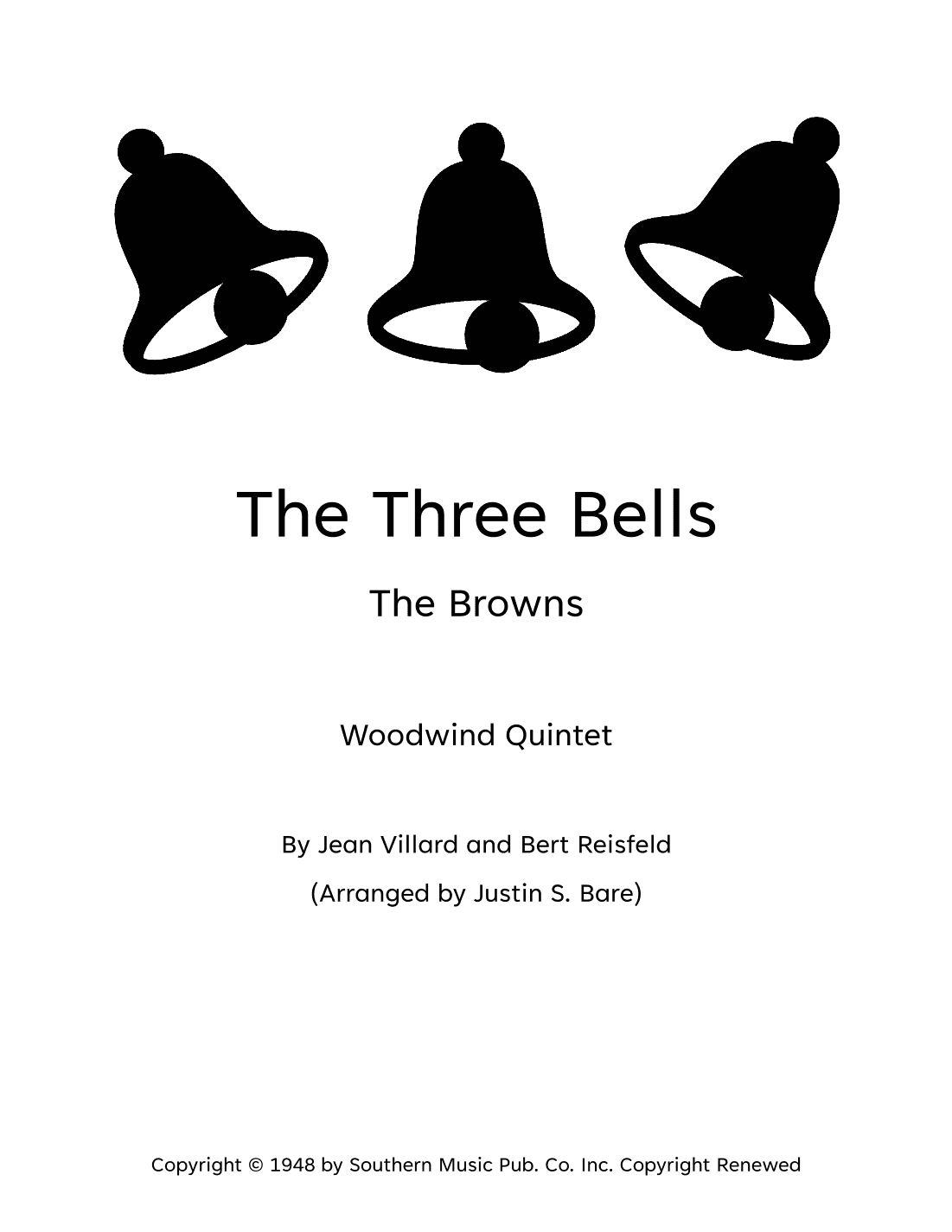 The Three Bells (arr. Justin S. Bare)