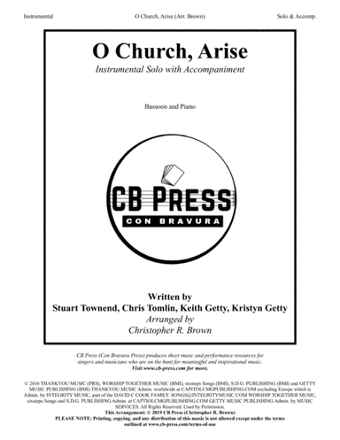 O Church, Arise (arise, Shine) (arr. Christopher R. Brown)