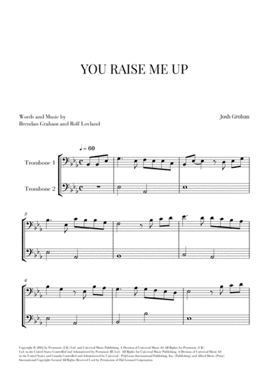You Raise Me Up (arr. Cadenza Editions)