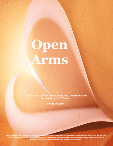 Open Arms (arr. Jeff Tincher)