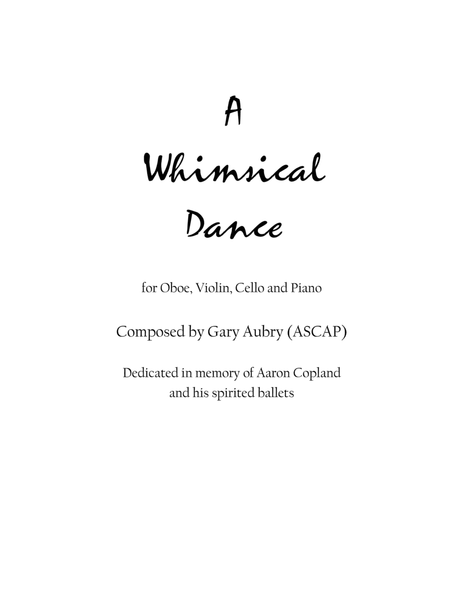 A Whimsical Dance