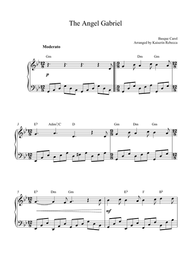 The Angel Gabriel (arr. Kaiserin Rebecca)