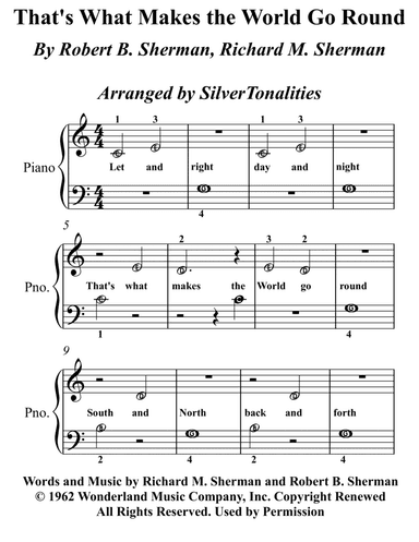 That's What Makes The World Go 'round (arr. SilverTonalities)