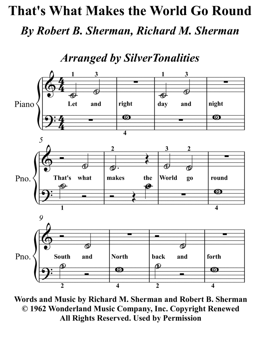 That's What Makes The World Go 'round (arr. SilverTonalities)