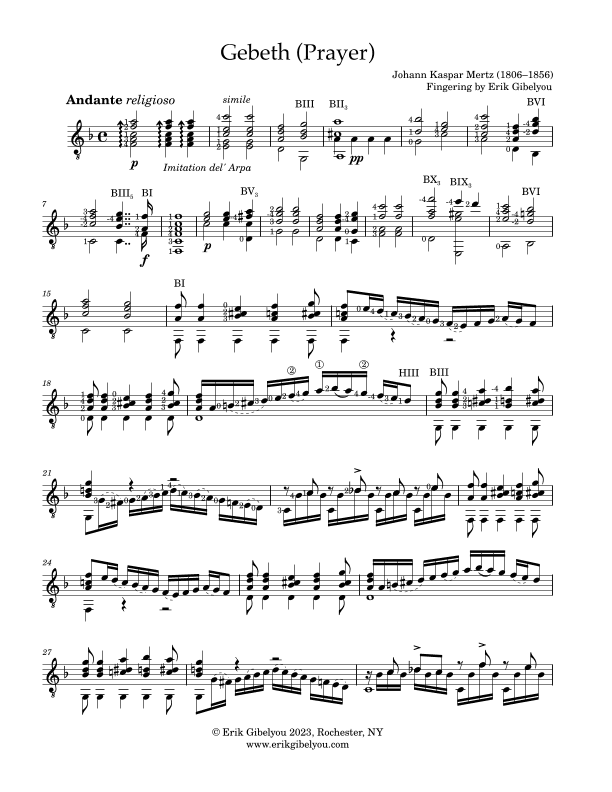 Gebeth (Prayer) (arr. Erik Gibelyou)