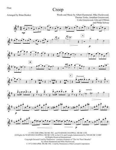 Creep (arr. Brian C. Bunker)