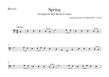 Spring (arr. Davi Rocha Campos)