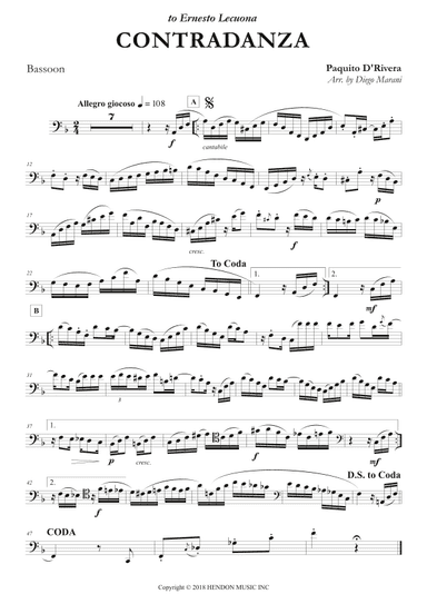 Contradanza - Duo (arr. Diego Marani)
