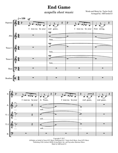 End Game (arr. ABChords321)