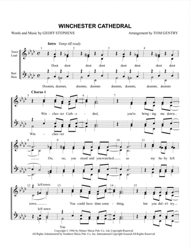 Winchester Cathedral (arr. Tom Gentry)