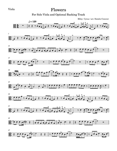 Flowers (arr. Natalie Conover)
