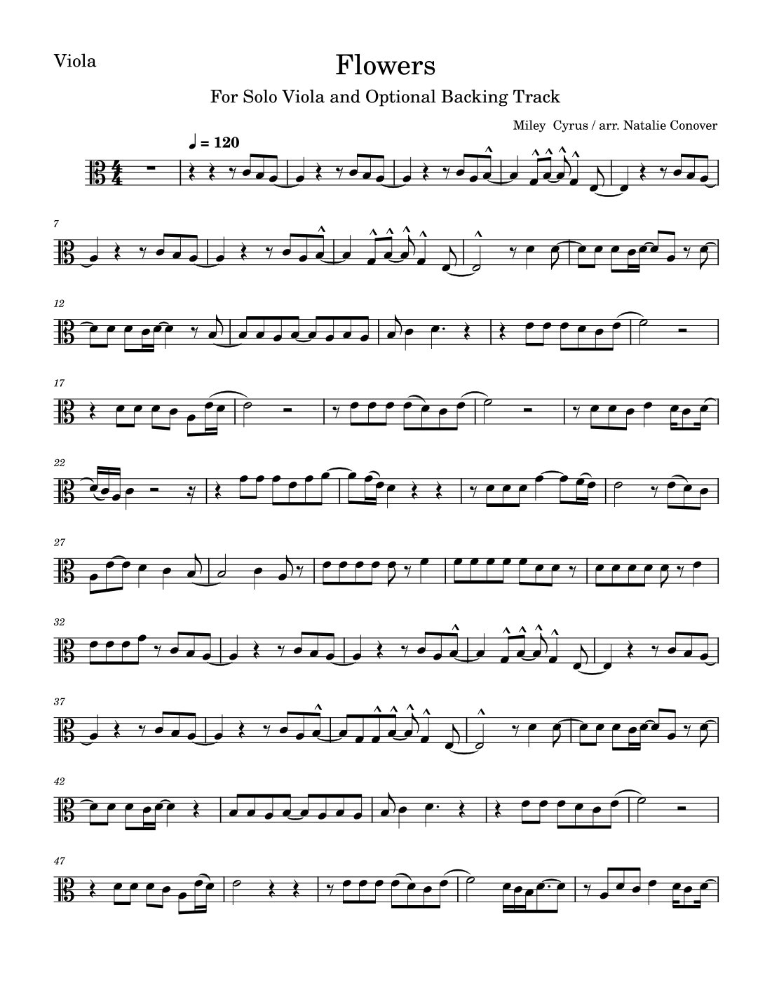 Flowers (arr. Natalie Conover)