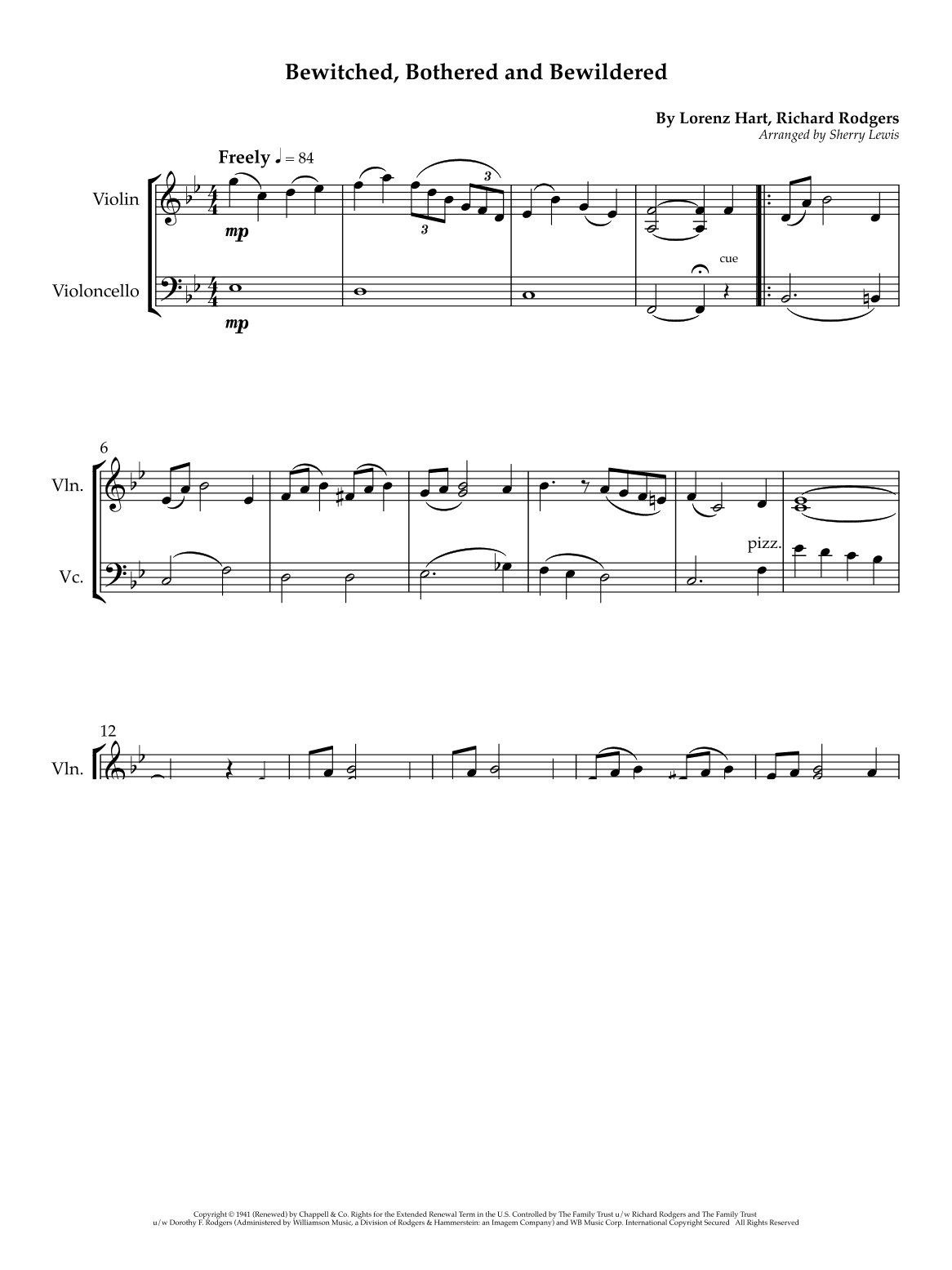 Bewitched (arr. Sherry Lewis)