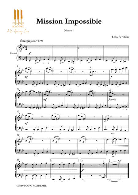 Mission: Impossible Theme (arr. Henrique Cantalogo, Mi-Young LEE)