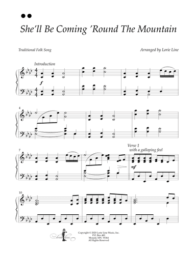 She'll Be Coming Round The Mountain (arr. Lorie Line)
