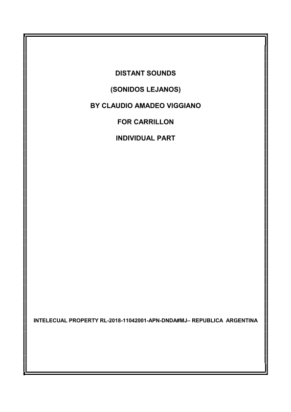 DISTANT SOUNDS (SONIDOS LEJANOS)