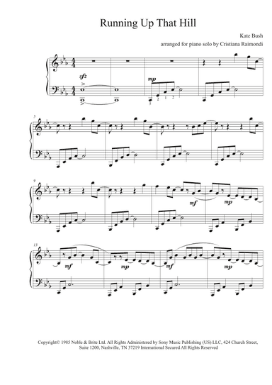 Running Up That Hill (arr. Cristiana Raimondi)