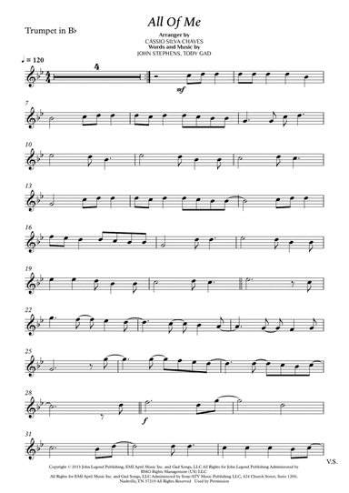 All Of Me (arr. Cássio Silva Chaves)