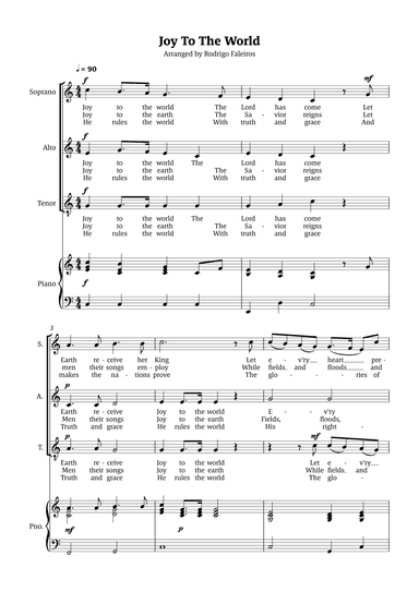 Joy To The World (arr. Rodrigo Faleiros)