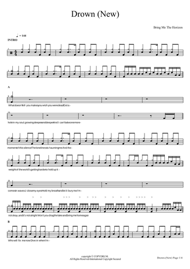 Drown (arr. COPYDRUM)