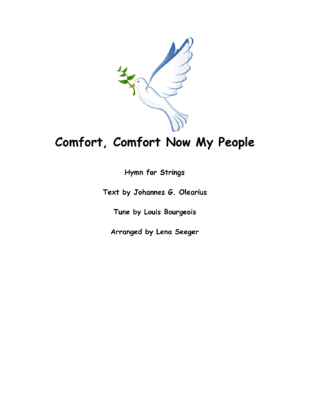 Comfort, Comfort Now My People (arr. Lena Seeger)