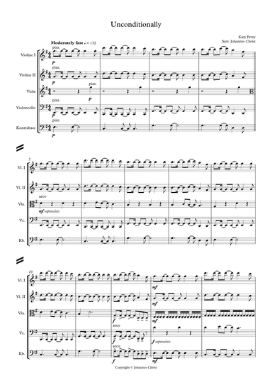 Unconditionally (arr. Johannes Christ)