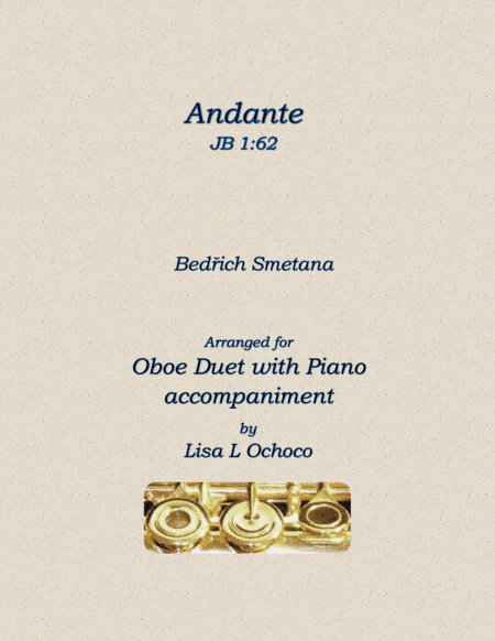 Andante JB 1:62 for Oboe Duet and Piano (arr. Lisa L Ochoco)