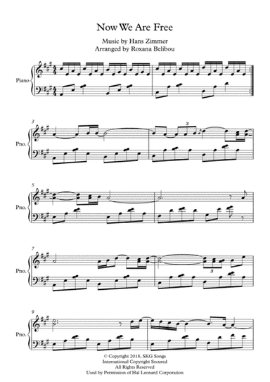 Gladiator Main Theme (arr. Roxana Belibou)
