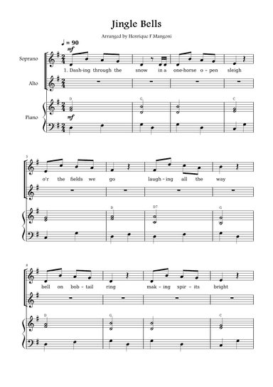 Jingle Bells (arr. Henrique F Mangoni)