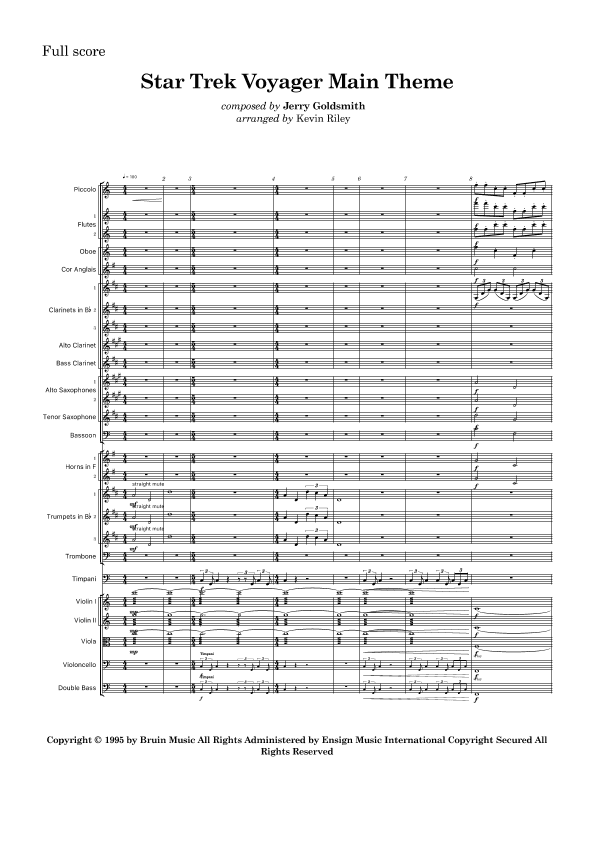 Star Trek - Voyager(r) (arr. Kevin Riley)