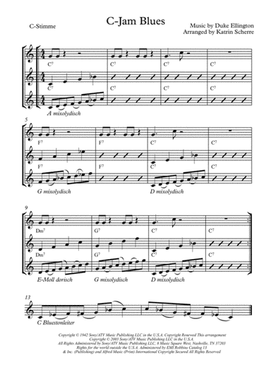 C-jam Blues (arr. Katrin Scherer)