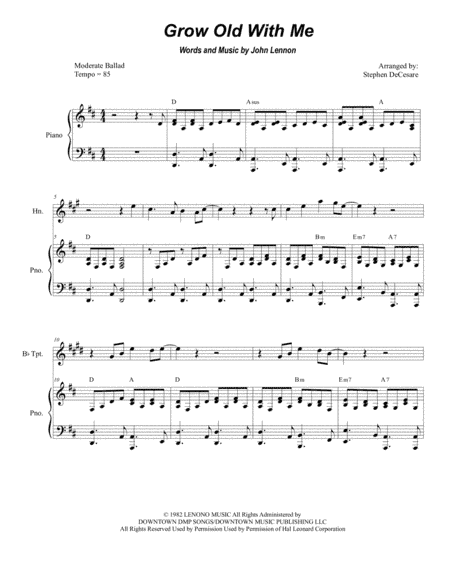 Grow Old With Me (arr. Stephen DeCesare)