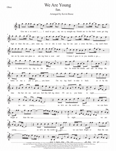 We Are Young (arr. Kevin Busse)