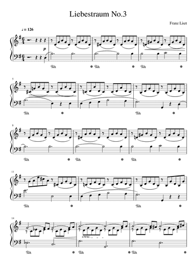 Liebestraum No. 3 (arr. Gianluca Giovannetti)