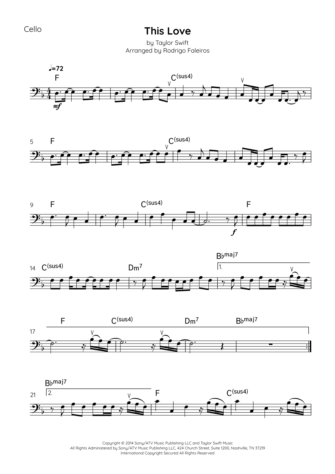 This Love (arr. Rodrigo Faleiros)
