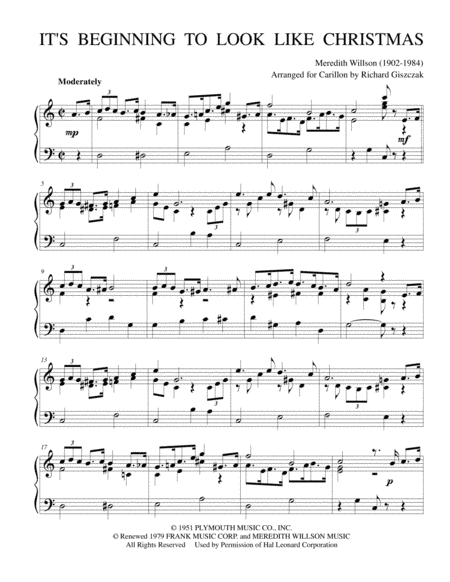 It's Beginning To Look Like Christmas (arr. Richard Giszczak)