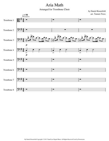 Aria Math (arr. Tannen Trees)