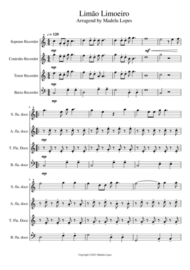 Limão Limoeiro (arr. Madelu Lopes)