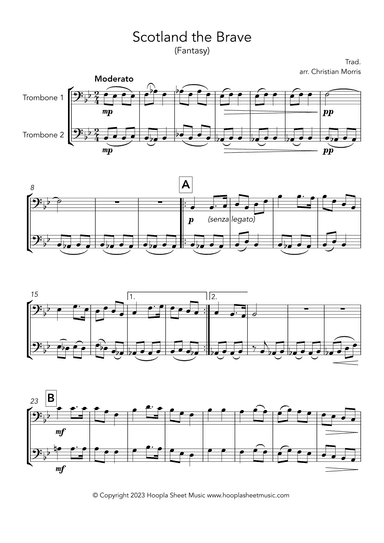 Scotland the Brave (arr. Christian Morris)