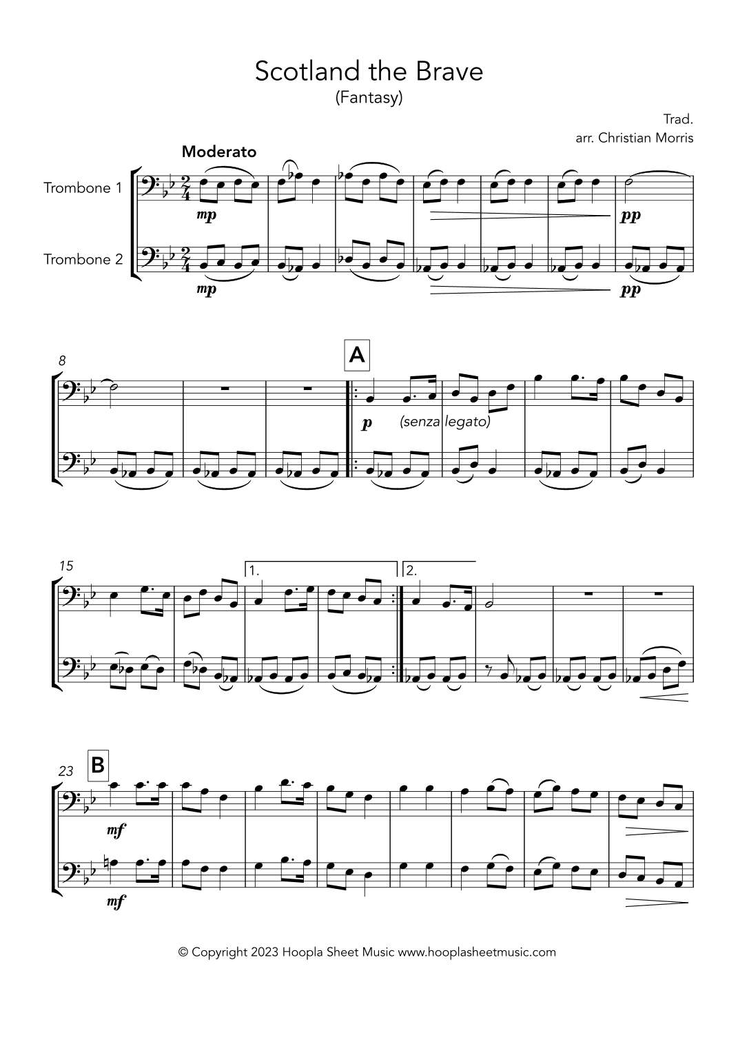 Scotland the Brave (arr. Christian Morris)