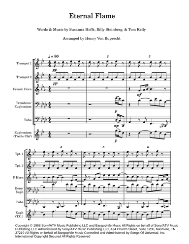 Eternal Flame (arr. Henry Von Ruprecht)