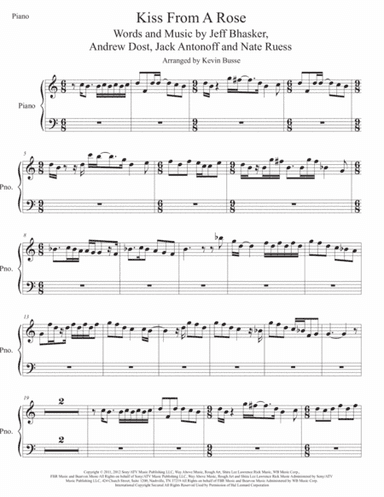 Kiss From A Rose (arr. Kevin Busse)
