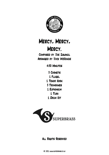 Mercy, Mercy, Mercy (arr. Jock McKenzie)