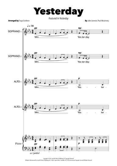 Yesterday (arr. Tiago Cordeiro)