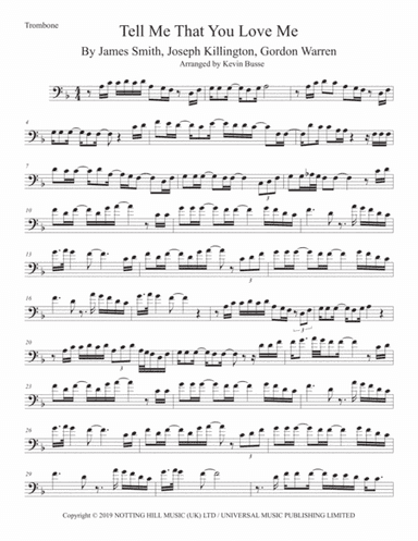 Tell Me That You Love Me (arr. Kevin Busse)