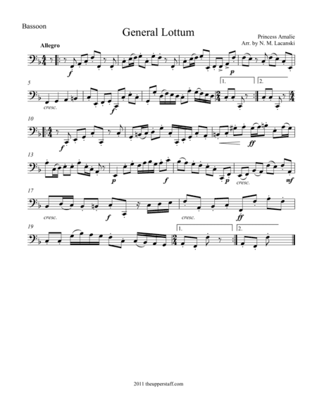 General Lottum (arr. Nick Lacanski)