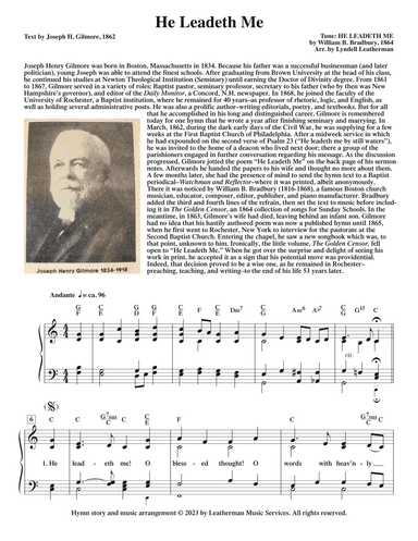 He Leadeth Me (arr. Lyndell Leatherman)