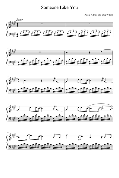 Someone Like You (arr. Adele Adkins)